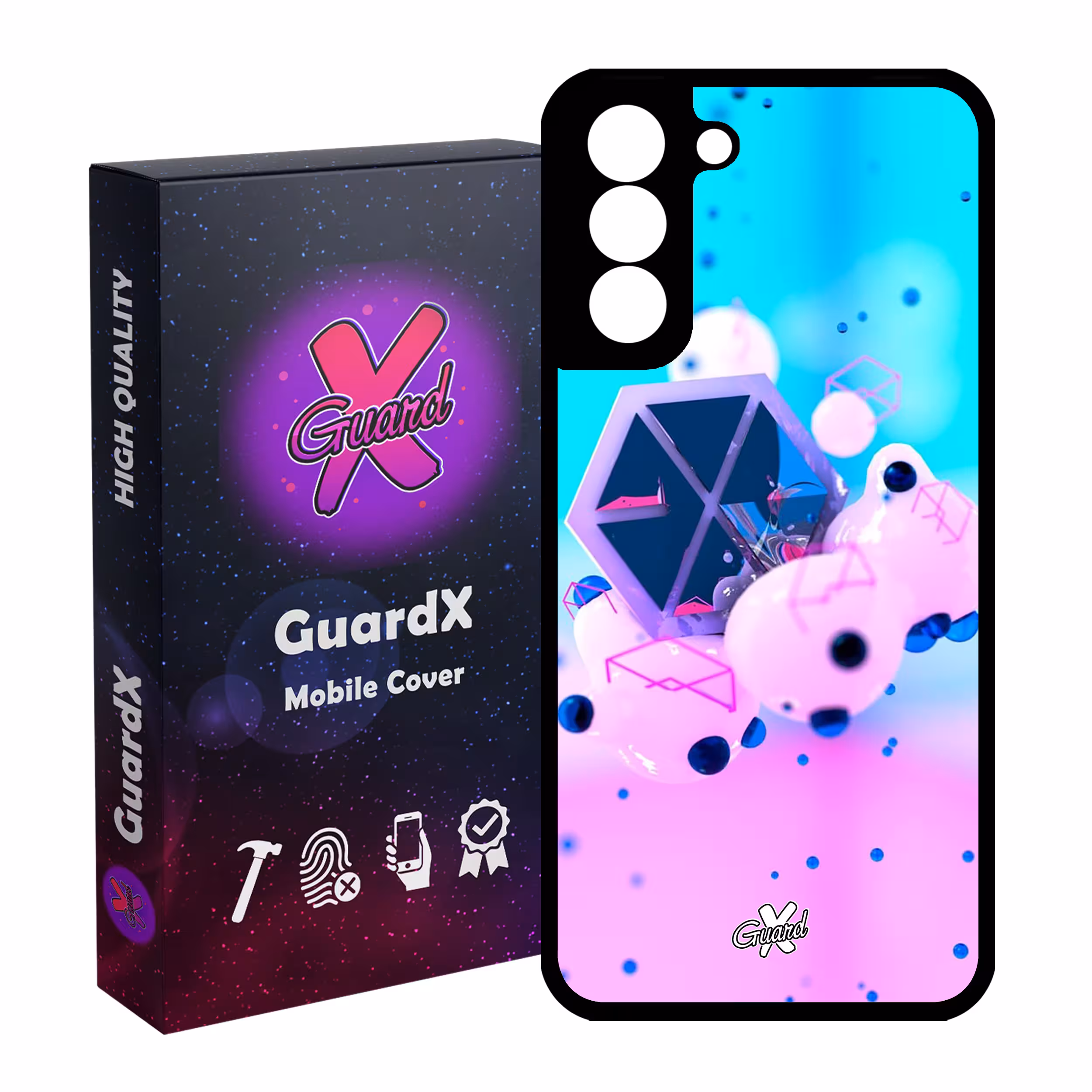 کاور گارد ایکس طرح Exo مدل Glass10023 مناسب برای گوشی موبایل سامسونگ Galaxy S21 FE