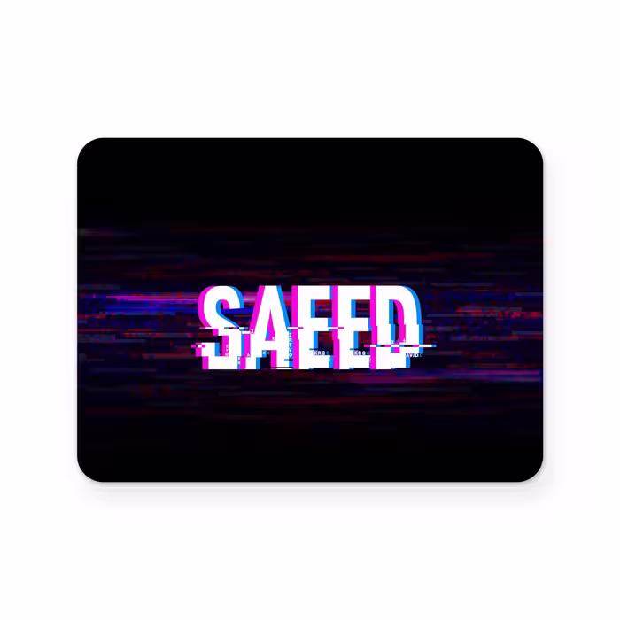برچسب تاچ پد دسته پلی استیشن 4 ونسونی طرح SAEED
