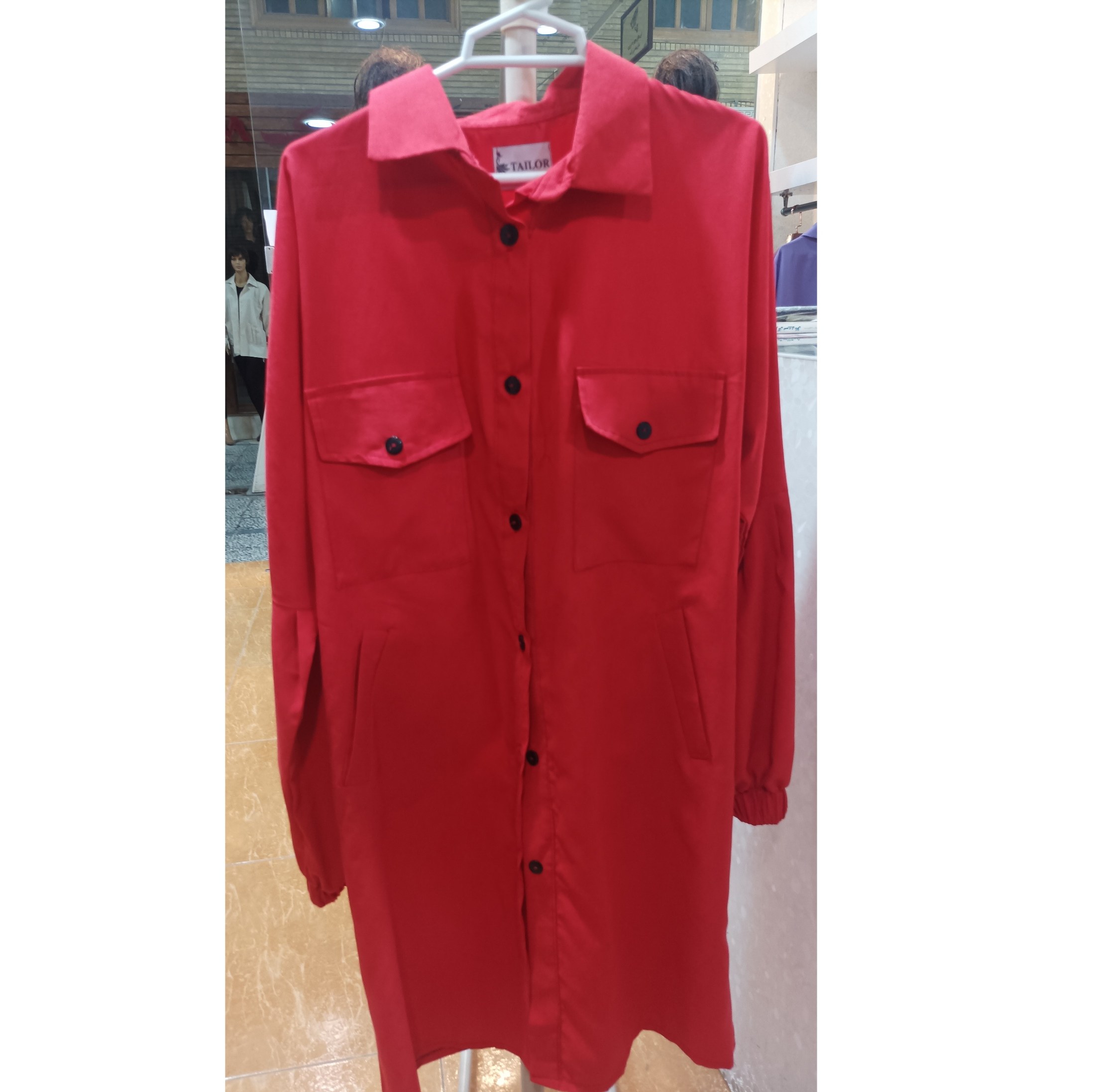 مانتو دکمه دار