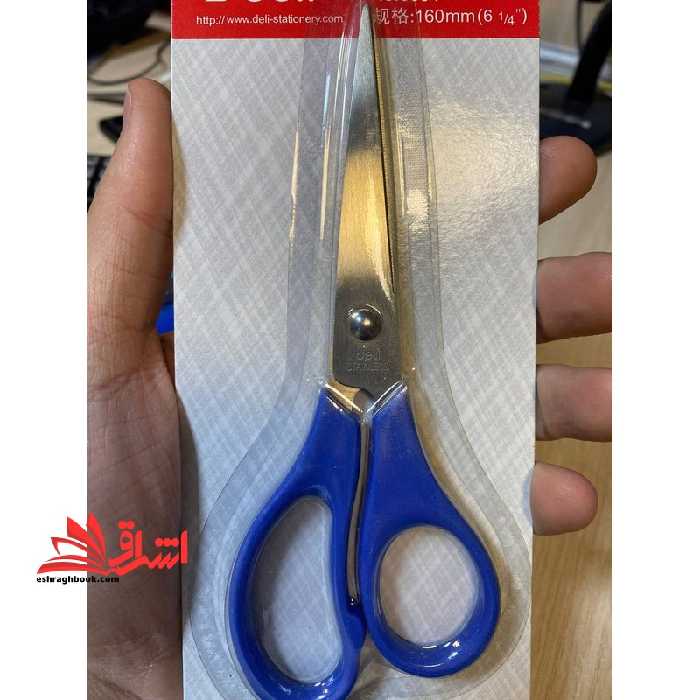 قیچی دلی آبی رنگ No.6004 160 mm - فروشگاه کتاب اشراق