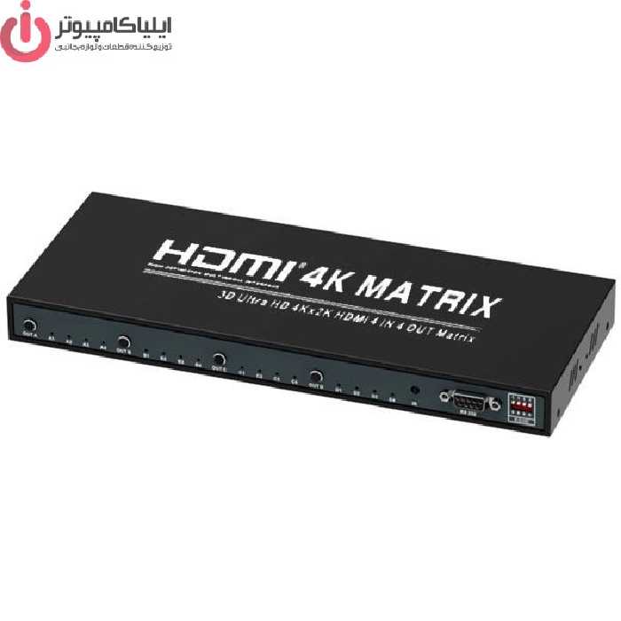 سوئیچ ماتریکس 4 در 4 HDMI برند تی سی تراست مدل TC-HMX-44