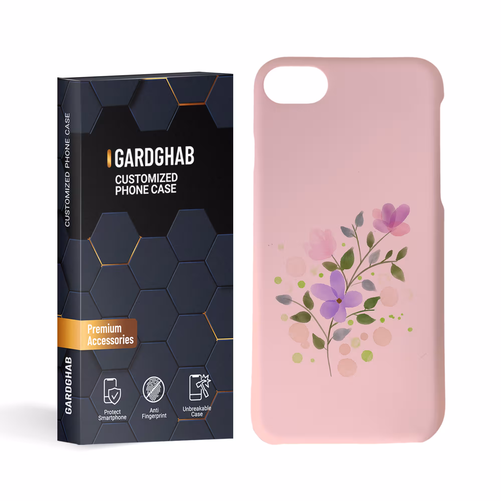 کاور گارد قاب مدل گل مناسب برای گوشی موبایل اپل iphone 7 8 se2020