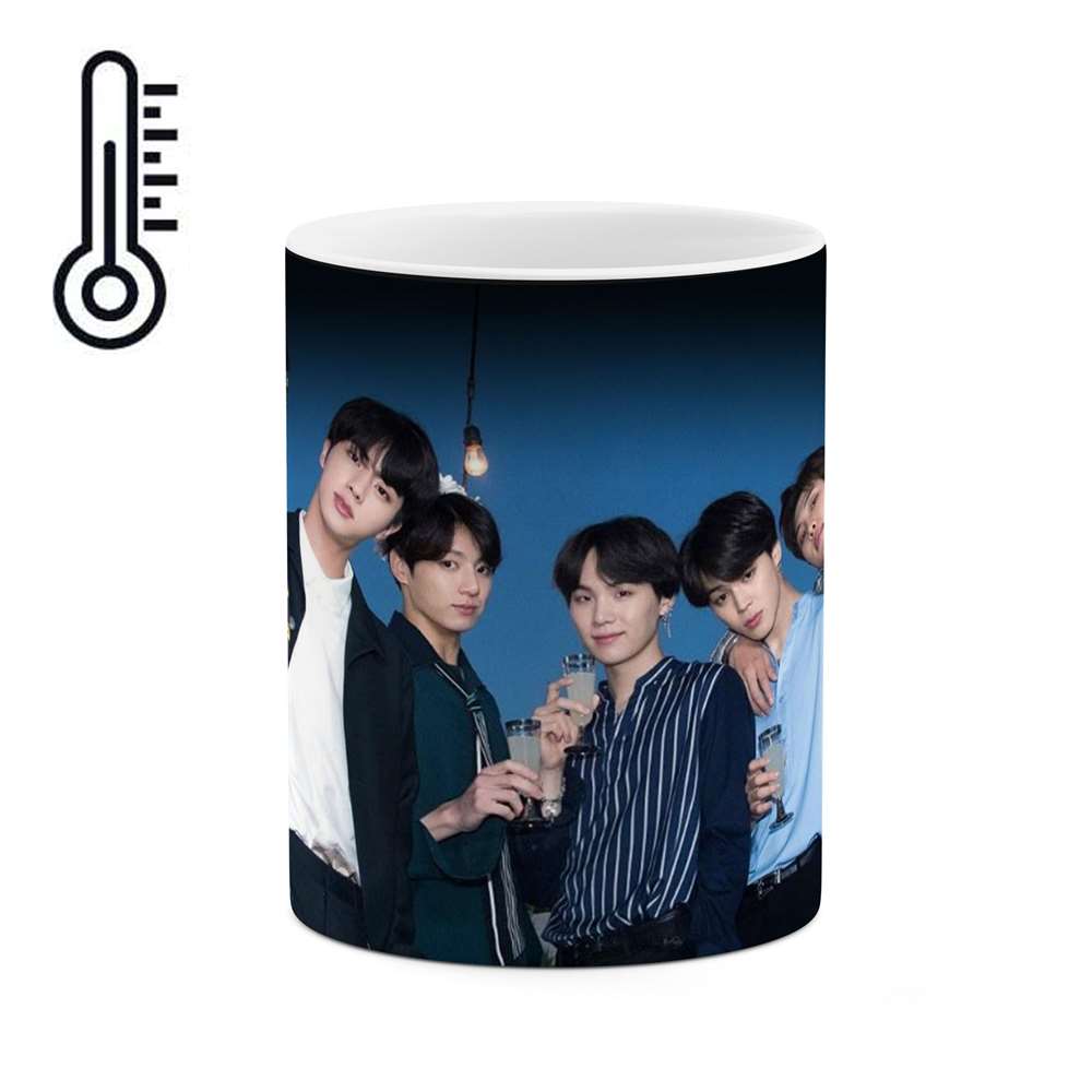 ماگ حرارتی طرح گروه موسیقی کره ای - کی پاپ -Kpop مدل mgph14363