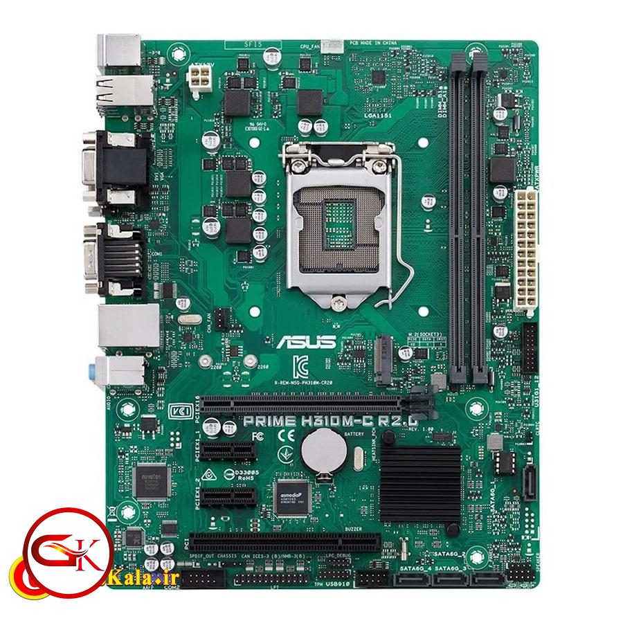 خرید و فروش مادربرد Asus PRIME H310M-C R2.0 با پشتیبانی از سوکت LGA 1151
