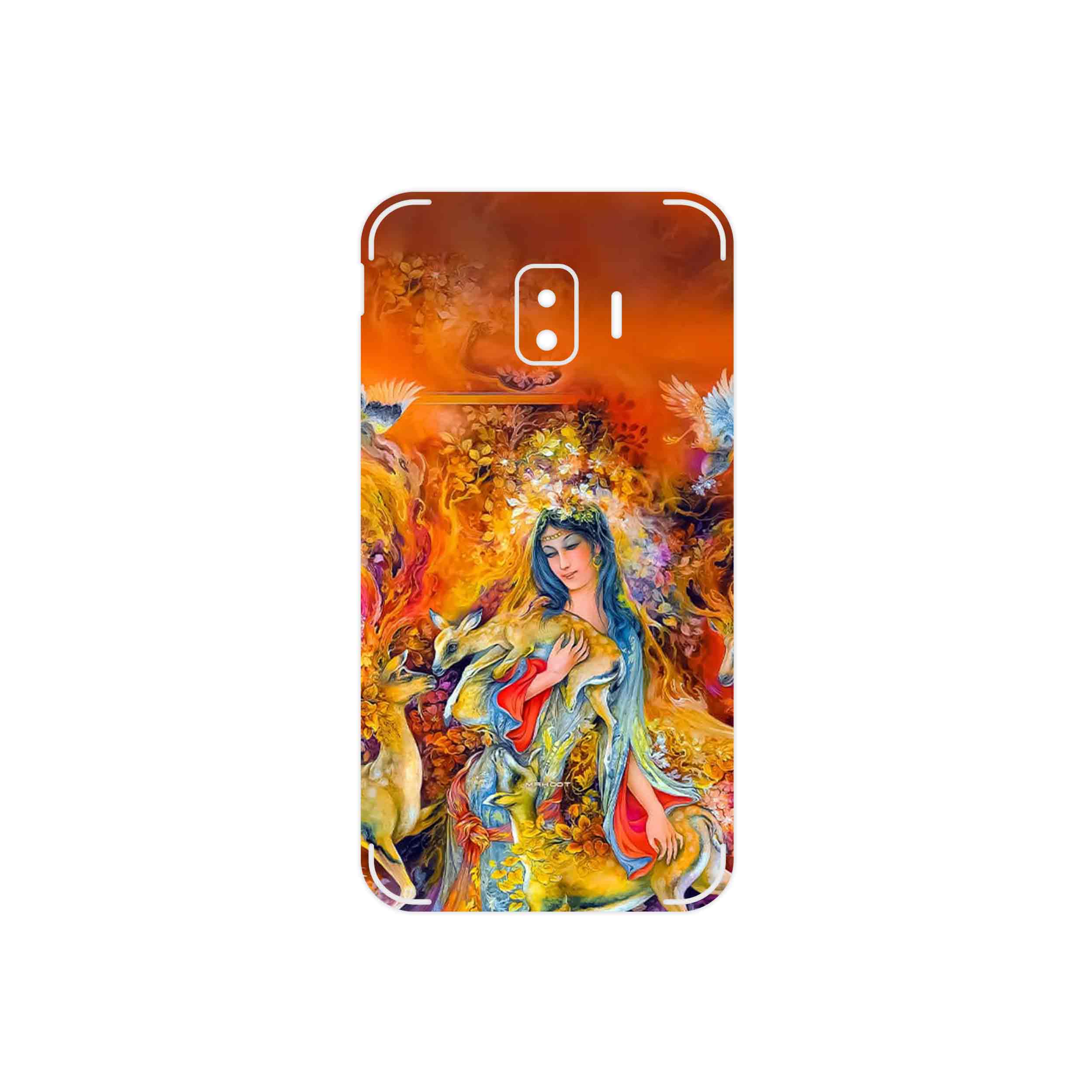 برچسب پوششی ماهوت مدل Persian miniature 2 مناسب برای گوشی موبایل سامسونگ Galaxy J2 Core