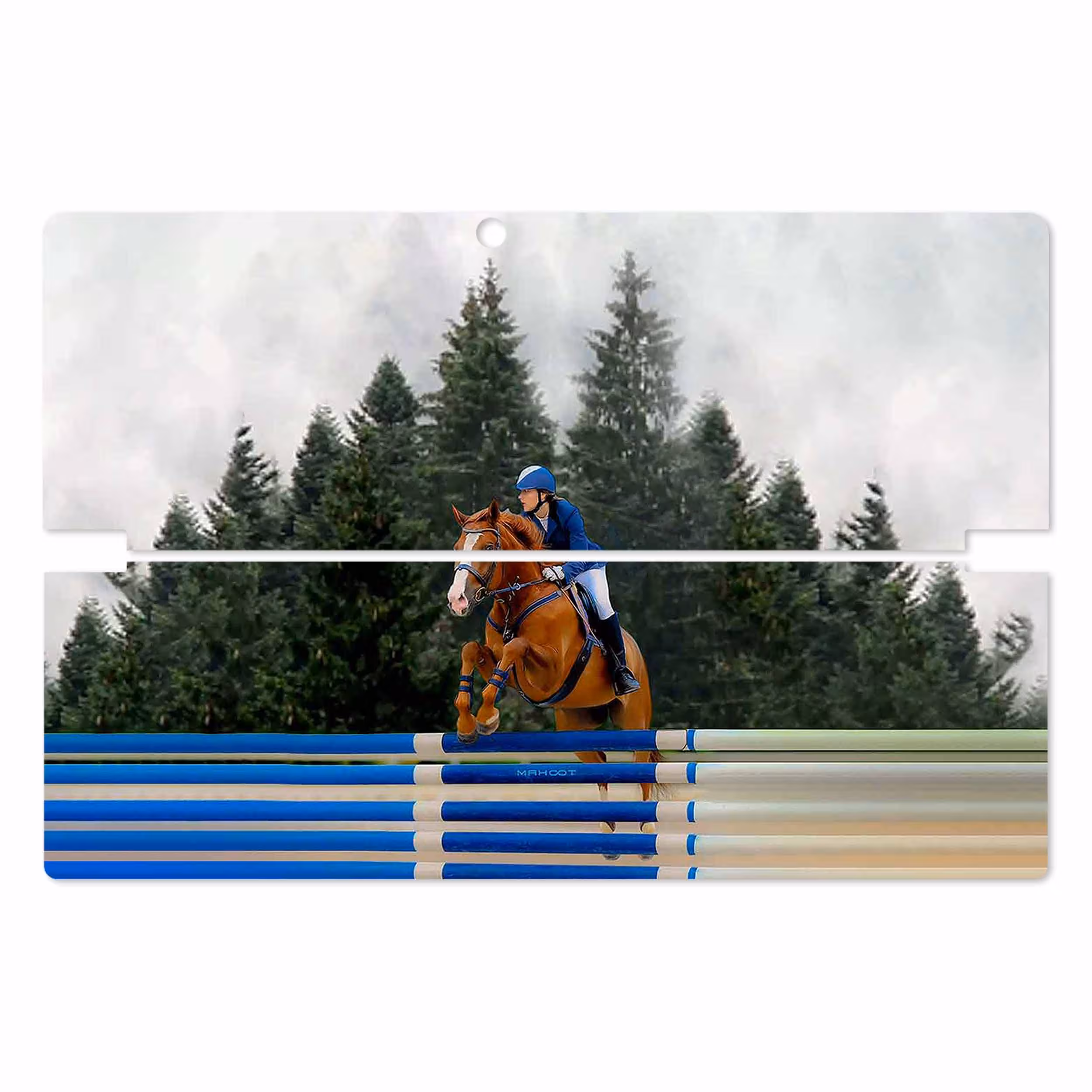 برچسب پوششی ماهوت مدل Equestrianism مناسب برای تبلت لنوو Miix 510 2016