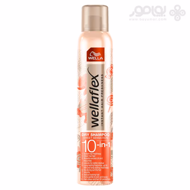 شامپو خشک ولا مدل WELLAFLEX رایحه SWEET SENSATIONS حجم 200 میل