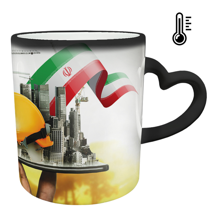 ماگ حرارتی مدل دسته قلبی طرح مهندس کد 19