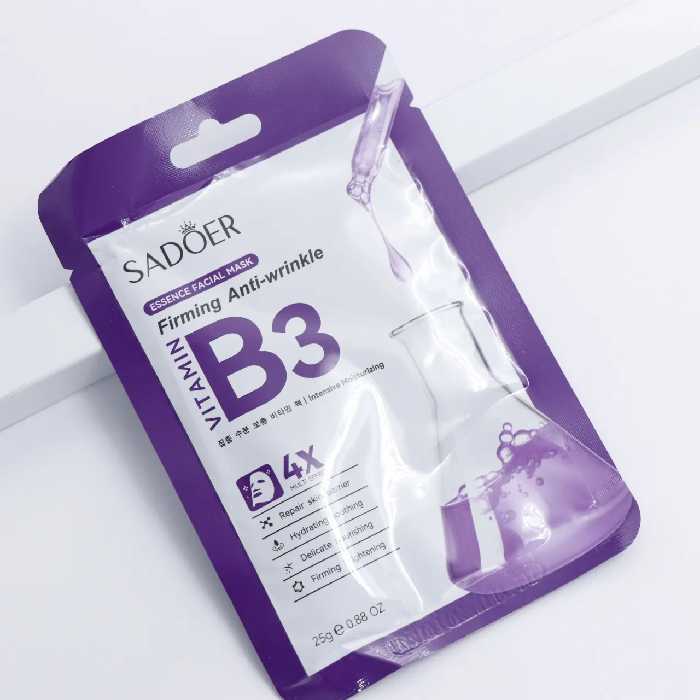 ماسک صورت ورقه ای ضد چروک 25 گرم سادور SADOER کد 91270