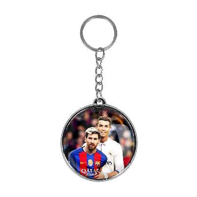 جاکلیدی خندالو طرح کریستیانو رونالدو و لیونل مسی مدل دوطرفه کد 1399914007