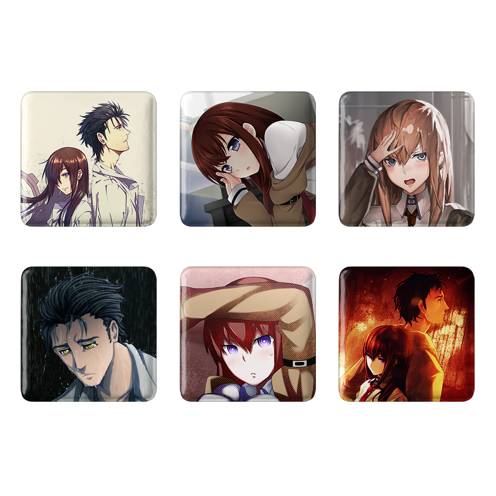 پیکسل خندالو مدل انیمه اشتاینز گیت کد 957A مجموعه 6 عددی