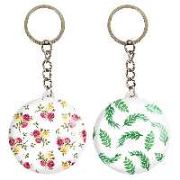 جاکلیدی خندالو مدل گل گلی کد 22472237 مجموعه 2 عددی