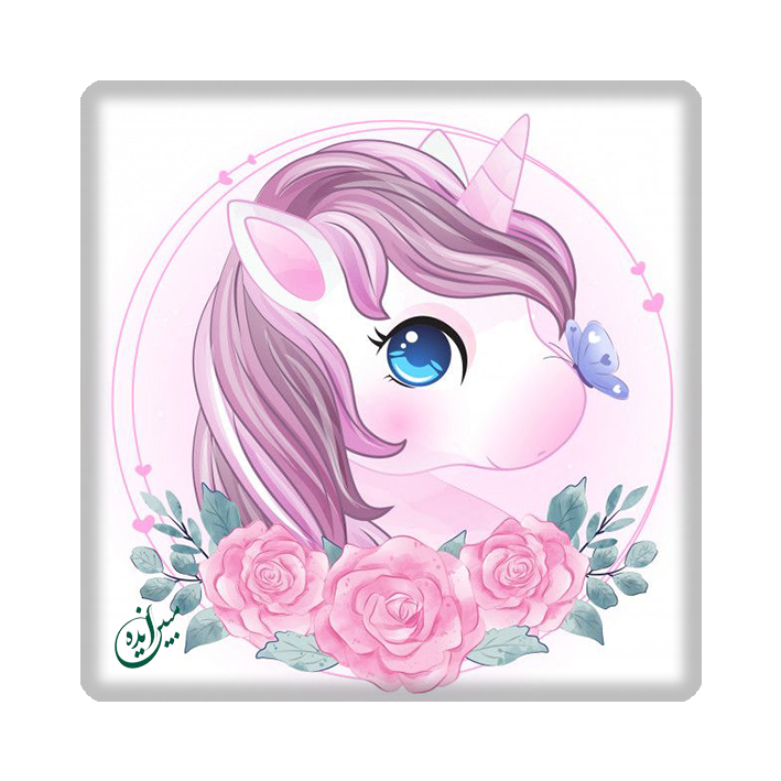 کاشی مبین ایده مدل اسب تک شاخ kh10 کد 629