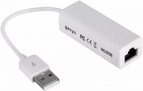 کابل تبدیل USB 2.0 به Ethernet مدل gzcyc 9700