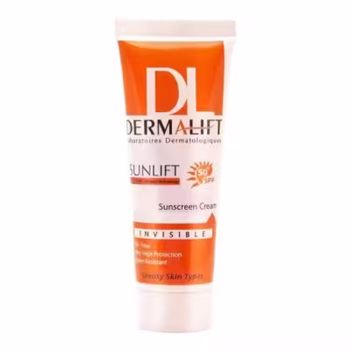 کرم ضد آفتاب SPF50 درمالیفت مناسب پوست چرب شماره 4 حجم 40 میلی لیتر - شن صحرایی