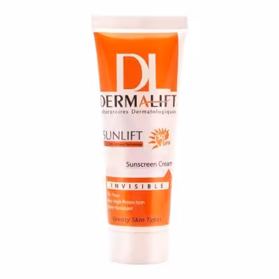 کرم ضد آفتاب SPF50 درمالیفت مناسب پوست چرب شماره 4 حجم 40 میلی لیتر - شن صحرایی