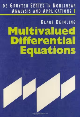خرید و دانلود نسخه کامل کتاب Multivalued Differential Equations