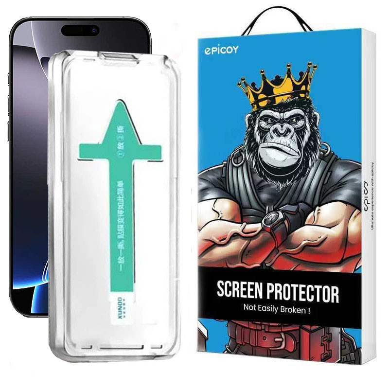 محافظ صفحه نمایش اپیکوی مدل Axe Easy install مناسب برای گوشی موبایل اپل iPhone 16 Pro Max | کالا مکس
