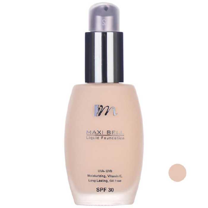 کرم پودر مکسی بل مدل llv شماره 202 حجم 35 میلی لیتر