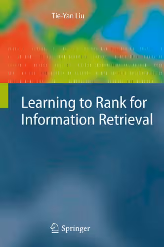 خرید و دانلود نسخه کامل کتاب Learning to Rank for Information Retrieval