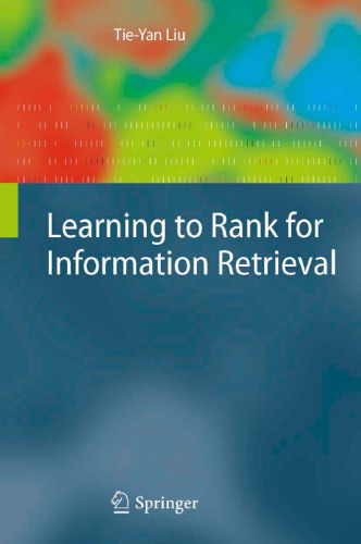 خرید و دانلود نسخه کامل کتاب Learning to Rank for Information Retrieval