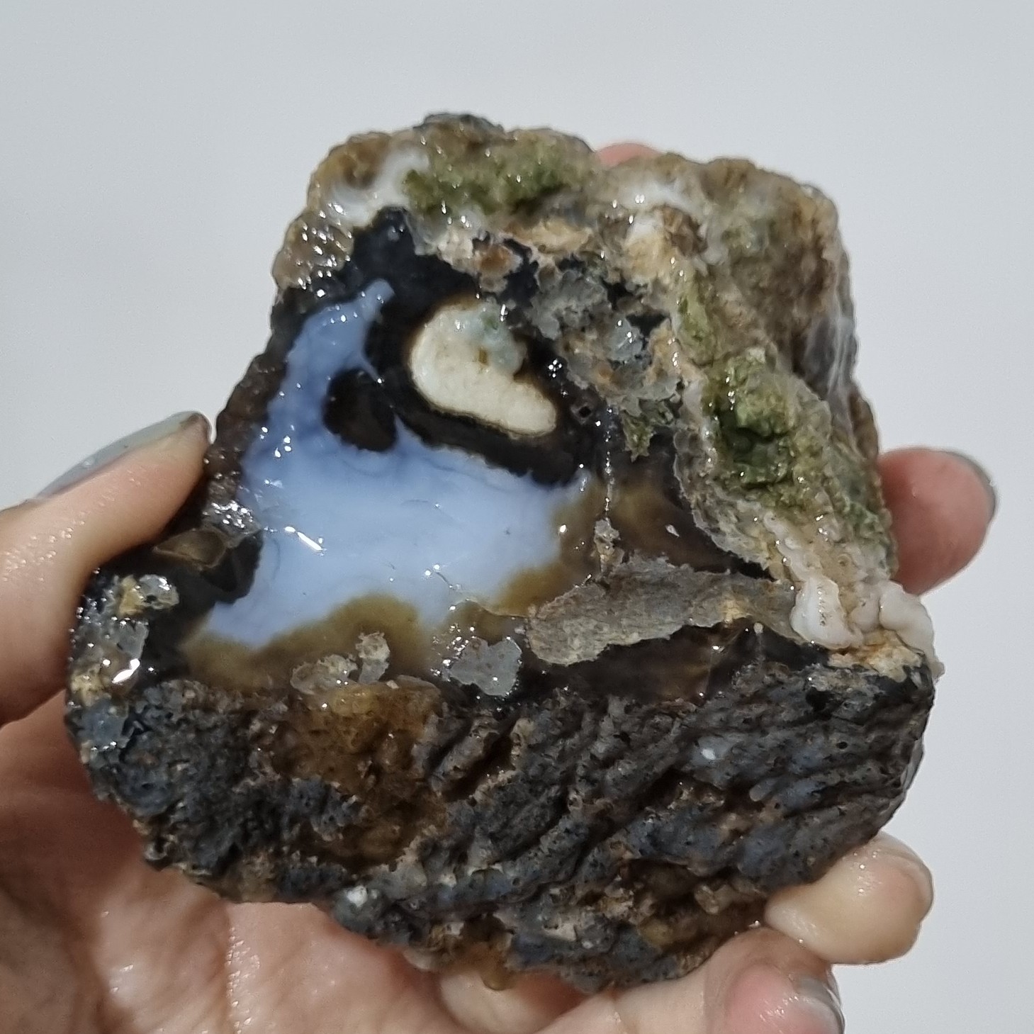 سنگ عقیق سلیمانی کد1