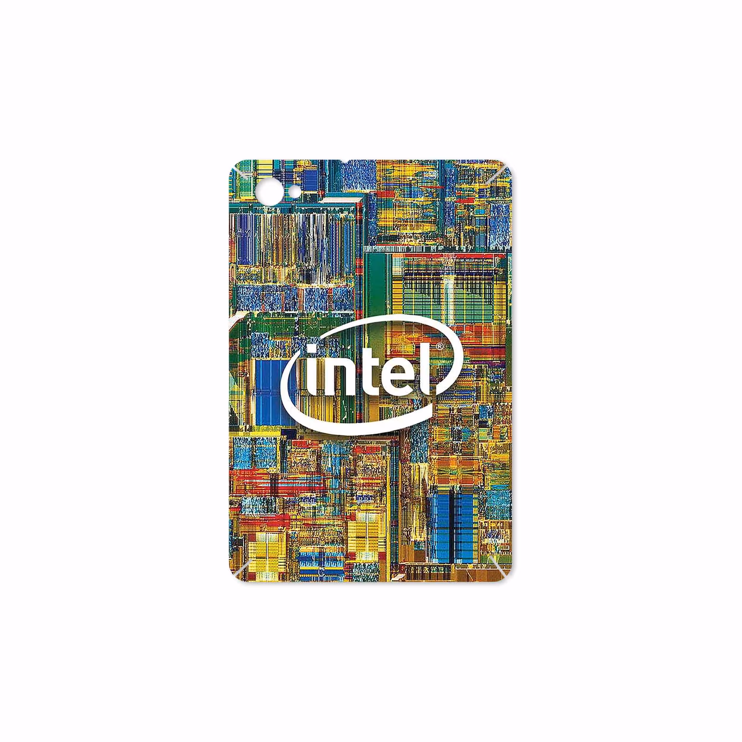 برچسب پوششی ماهوت مدل Intel Brand مناسب برای تبلت سامسونگ Galaxy Tab 7.7 2011 P6800