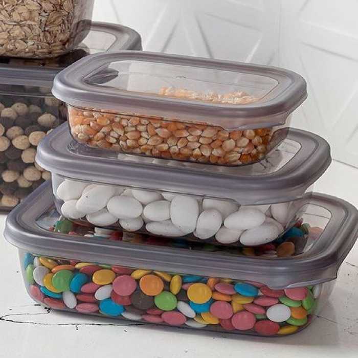 ظرف نگهدارنده 3 تایی فولی لایف ترکیه foly life-BNM0513