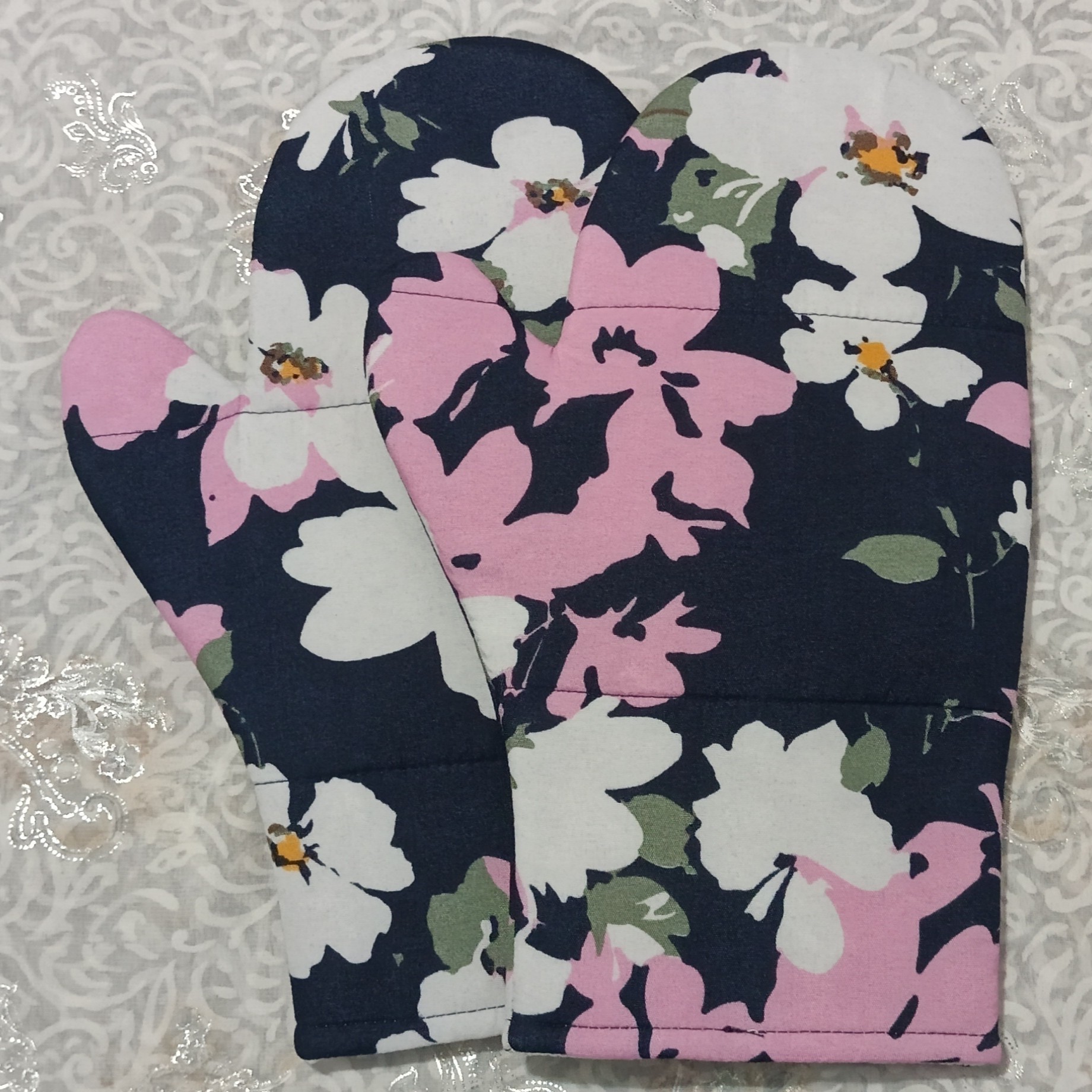 ست13تکه تترون نخ سرویس آشپزخانه پارچه ای عروس  دور تور.