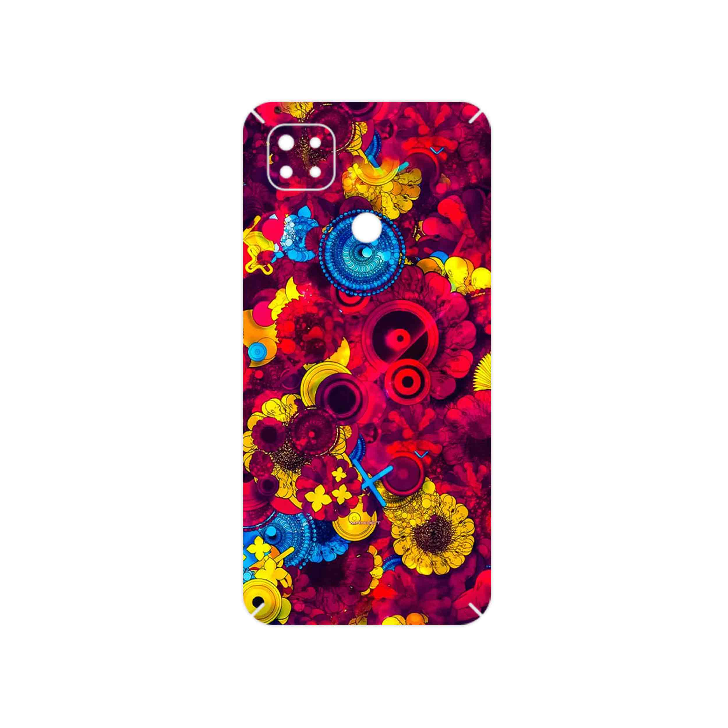 برچسب پوششی ماهوت مدل Vector Flower Garden Digital Art مناسب برای گوشی موبایل شیائومی Redmi 9 Activ