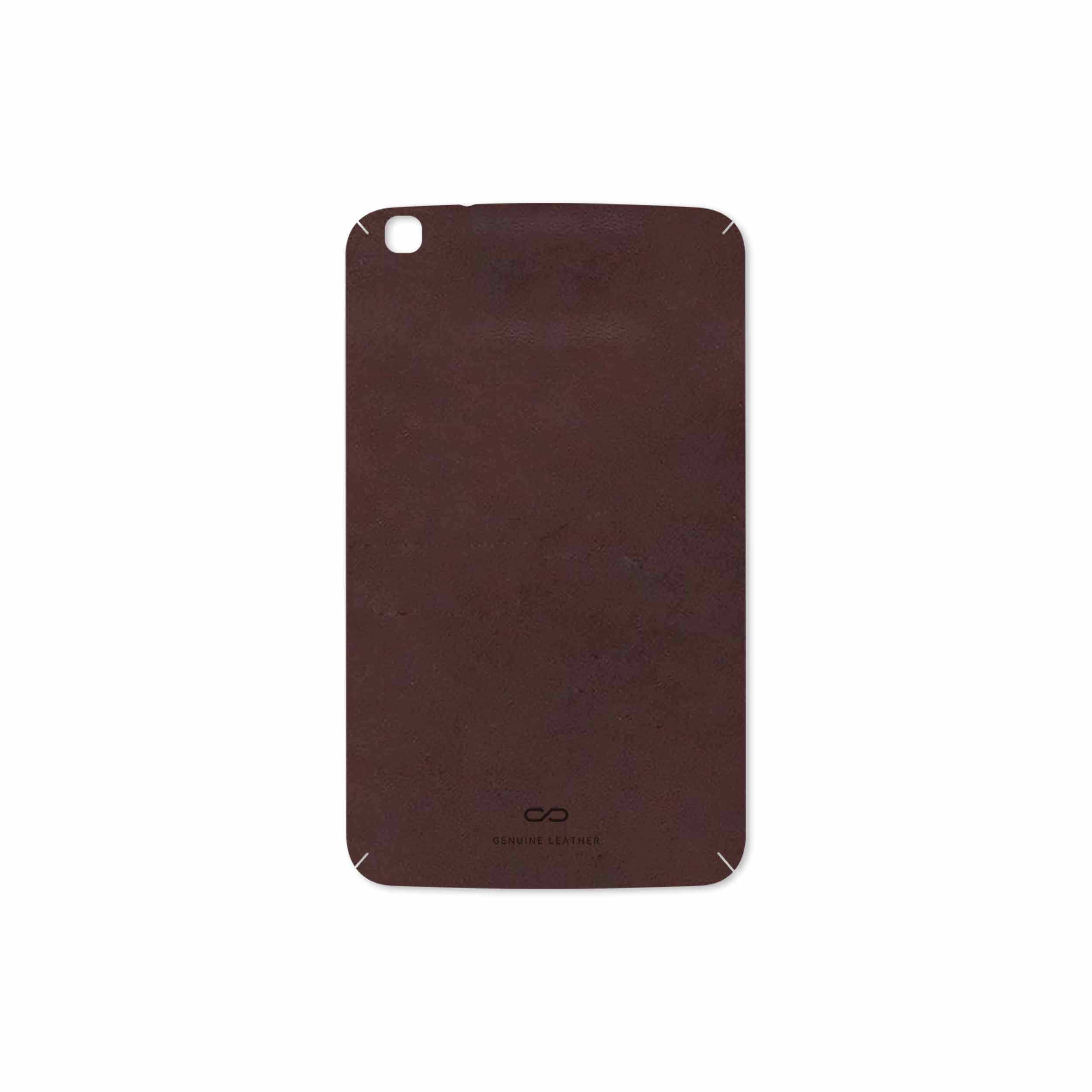 برچسب پوششی ماهوت مدل Matte-Dark-Brown-Leather مناسب برای تبلت سامسونگ Galaxy Tab 3 8.0 2013 T311