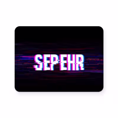برچسب تاچ پد دسته پلی استیشن 4 ونسونی طرح SEPEHR