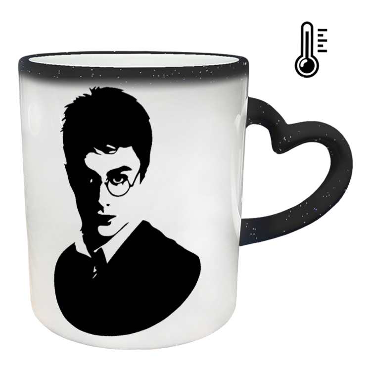 ماگ حرارتی مدل دسته قلبی اکلیلی طرح هری پاتر کد 100