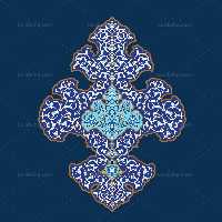 وکتور نقوش کاشی کاری تذهیب | گرافیک با طعم تربچه