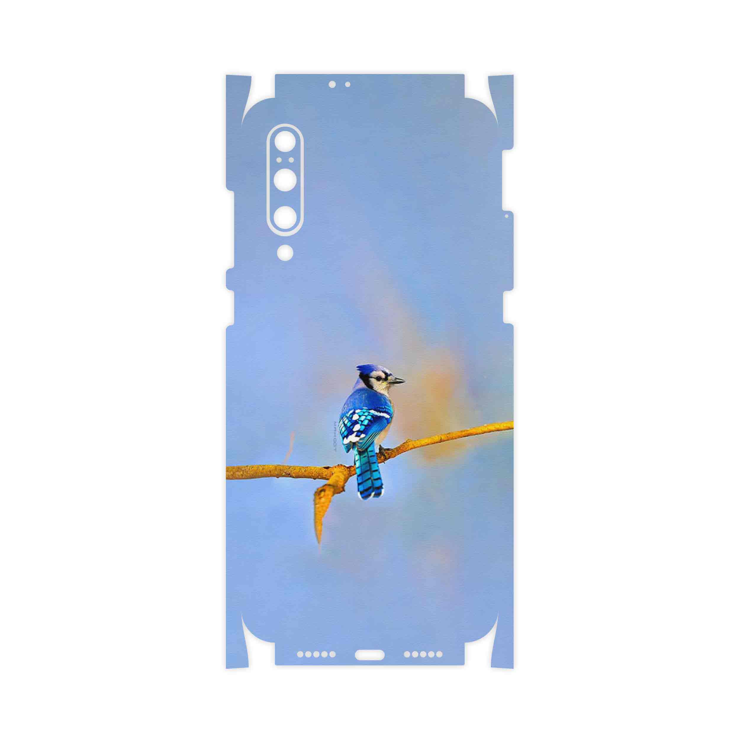 برچسب پوششی ماهوت مدل Cyanocitta cristata-FullSkin مناسب برای گوشی موبایل شیائومی Mi 9