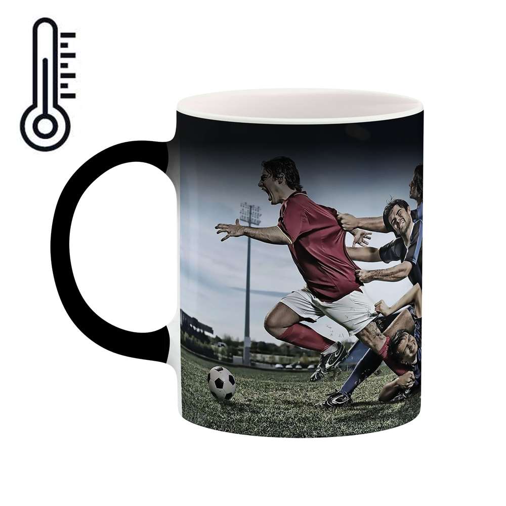 ماگ حرارتی طرح فوتبالیست مدل mgh02297