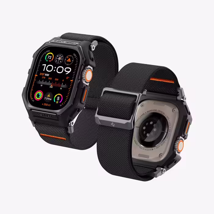 ارسال فوری   ارسال رایگان   بند و گارد اپل واچ اولترا برند اسپیگن مدل Spigen Lite Fit Pro for Apple Watch Ultra 49mm