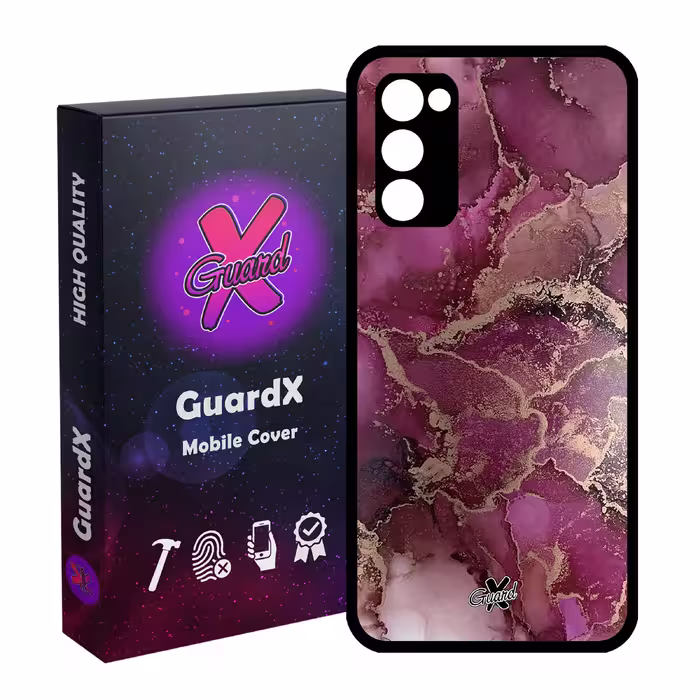 کاور گارد ایکس طرح ماربل مدل Glass10271 مناسب برای گوشی موبایل سامسونگ Galaxy S20 FE