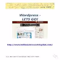 خرید و دانلود نسخه کامل کتاب Wordpress - lets go!
