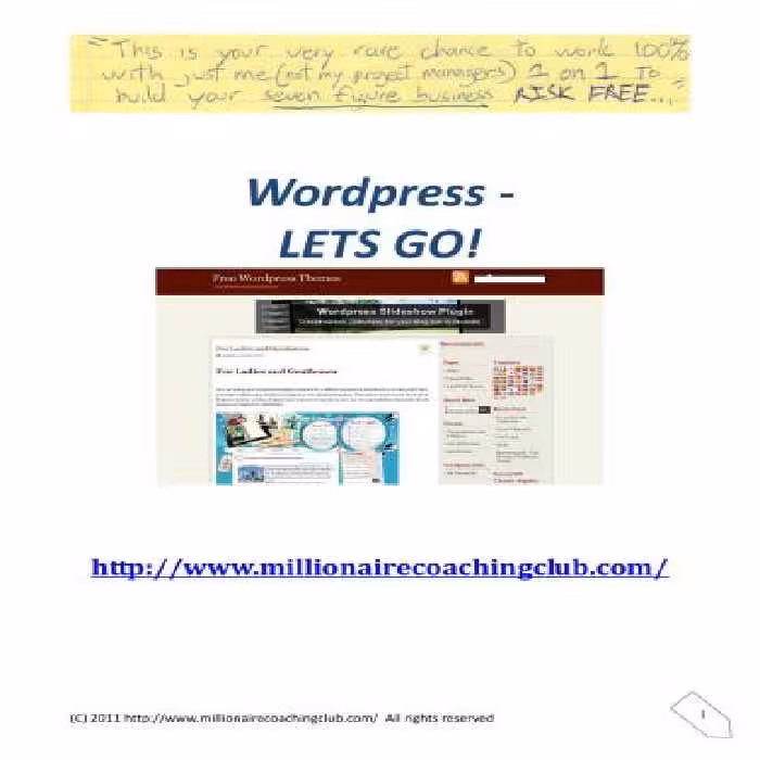 خرید و دانلود نسخه کامل کتاب Wordpress - lets go!