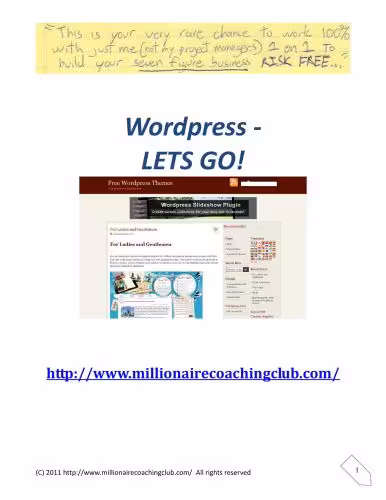 خرید و دانلود نسخه کامل کتاب Wordpress - lets go!