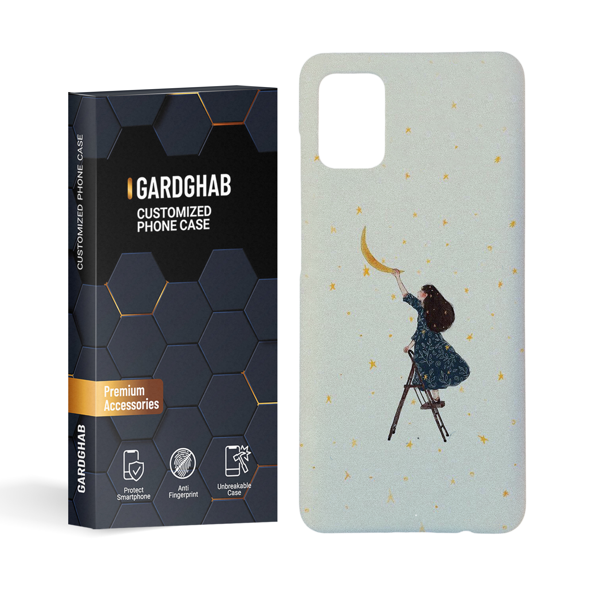  کاور گارد قاب مدل دخترانه مناسب برای گوشی موبایل سامسونگ galaxy a51