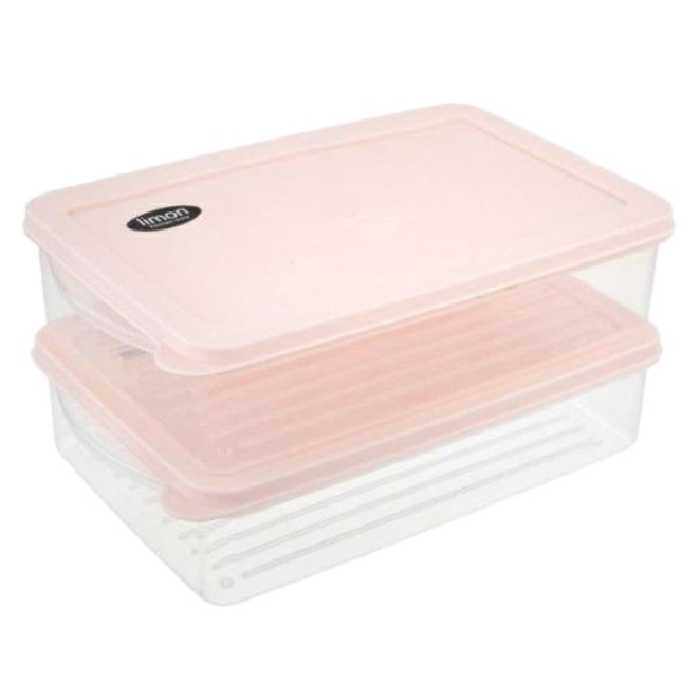 ظرف نگهدارنده لیمون مدل q119 بسته 2 عددی