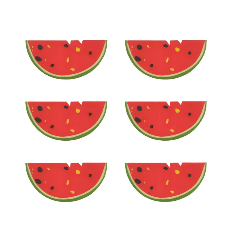 پاک کن طرح هندوانه بسته 6 عددی