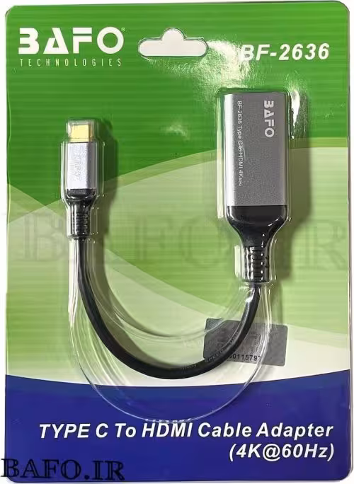 تبدیل Type C به HDMI بافو BF-2636 (آکبند)