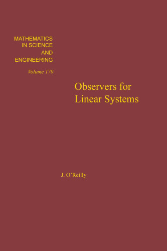 خرید و دانلود نسخه کامل کتاب Observers for Linear Systems