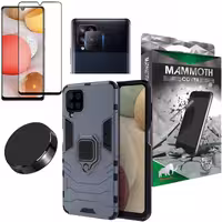 کاور ماموت مدل M-GHB-BNDL مناسب برای گوشی موبایل سامسونگ Galaxy A42 به همراه محافظ صفحه نمایش و محافظ لنز و پایه نگهدارنده آهنربایی
