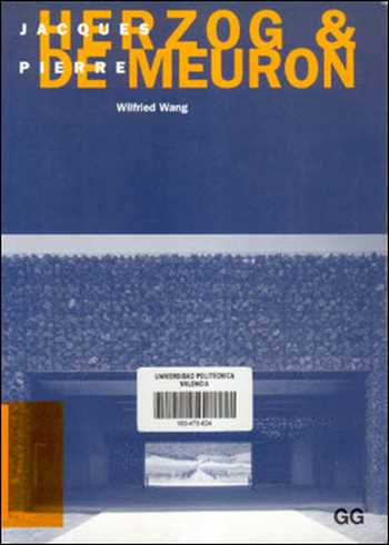 󾕇 دانلود کتاب El Croquis - Jacques Herzog &amp; Pierre de Meuron - دانلود کتاب های دانشگاهی