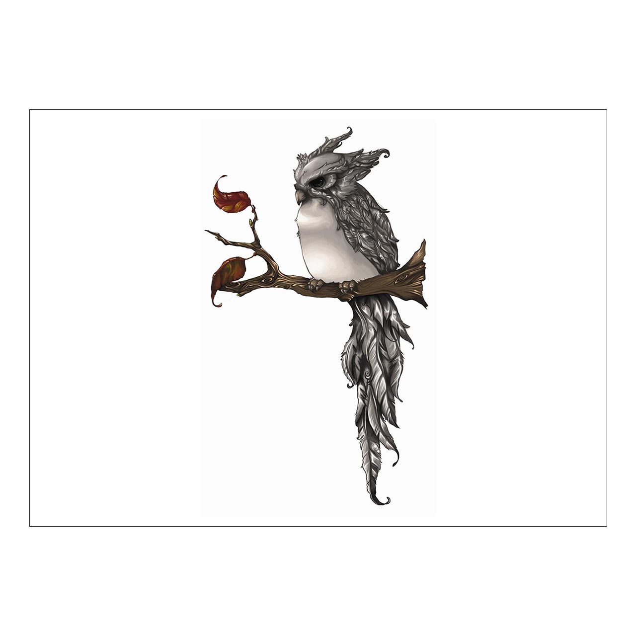 تابلو شاسی طرح پرنده مدل Animal 0043