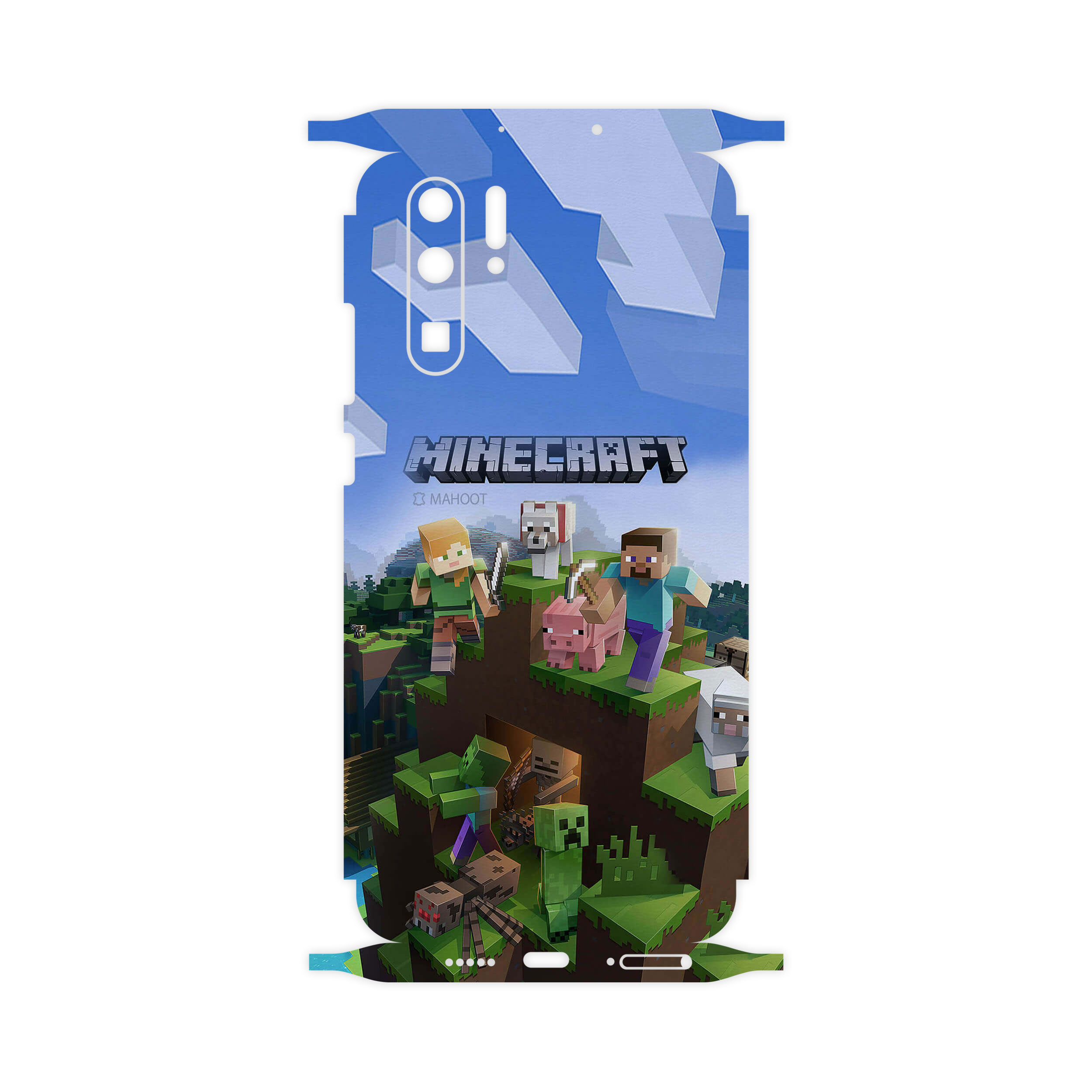 برچسب پوششی ماهوت مدل Minecraft-Game-FullSkin مناسب برای گوشی موبایل هوآوی P30 Pro
